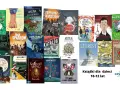 Książki dla dzieci 10-12 lat: "Moje życie jako rysownik", "Sasiki", "Wojna, którą w końcu wygrałam", "Pomylony narzeczony", "Wilka", "Duch z fabryki krówek", "Detektyw Erik Vogler", "Trefny tatuś", "Awarja", "Nan Sparrow", "Explorer Academy", "Katalog"...