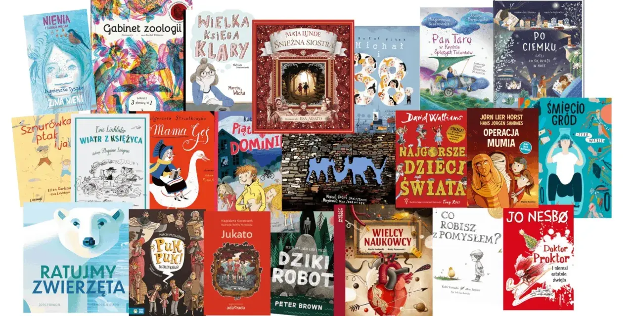 Książka dla 9 latki: "Mama Gęś", "Sznurówka ptak", "Wielcy naukowcy" i inne przygody.