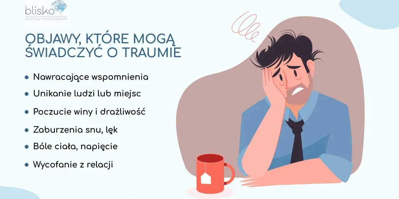 Objawy traumy: nawracające wspomnienia, unikanie ludzi, lęk, drażliwość. Czy to PTSD?